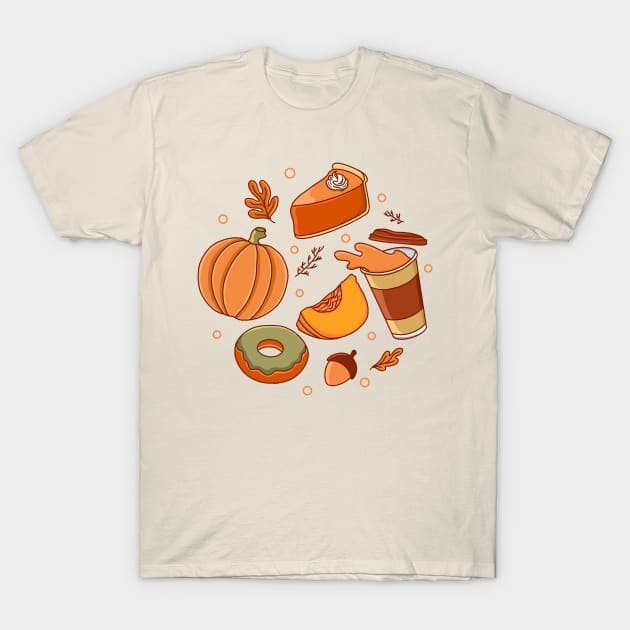 Pumpkin Spice T-Shirt by Kimprut